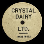 Canada, Crystal Dairy Ltd., 1 pinte de lait homogénéisé <br />