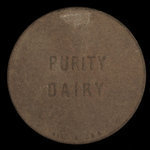 Canada, Purity Dairy, 1 pinte de lait homogénéisé <br /> 1949