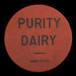 Canada, Purity Dairy, 1 pinte de lait medow-dew <br /> 1970