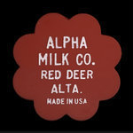 Canada, Alpha Milk Co., 1 litre de lait 2% <br /> 1958