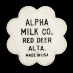 Canada, Alpha Milk Co., 1 litre de lait écrémé <br /> 1958