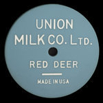 Canada, Union Milk Co. Ltd., 1 pinte de lait homogénéisé 2% <br />