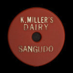 Canada, K. Miller's Dairy, 1 pinte de lait <br />