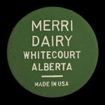 Canada, Merri Dairy, 1 pinte de lait 2% <br />