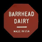 Canada, Barrhead Dairy, 1 pinte de lait standard <br />