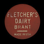 Canada, Fletcher's Dairy, 1 pinte de lait <br /> 1964