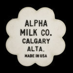 Canada, Alpha Milk Co., 1 litre de lait écrémé <br />