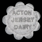 Canada, Co-op Milk Co., 1 chopine de lait standard <br /> février 1953
