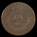 Canada, The Meadows, 1 bouteille de lait <br /> 1895