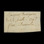 Canada, Pierre Dumoulin, 2 pains <br /> 4 juillet 1795