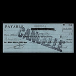 Canada, Corporation Rivière-du-Moulin, 2 dollars, 25 cents <br /> 31 mars 1934