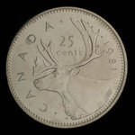 Canada, Élisabeth II, 25 cents <br /> 1981