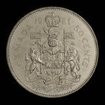 Canada, Élisabeth II, 50 cents <br /> 1981