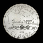 Canada, Élisabeth II, 1 dollar <br /> 1981