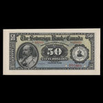 Canada, Sovereign Bank of Canada, 50 dollars <br /> 1 mai 1906