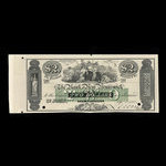 Canada, Bank of New Brunswick, 2 dollars <br /> 1 septembre 1868