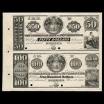 Canada, Commercial Bank of New Brunswick, 50 dollars <br /> 1 novembre 1860