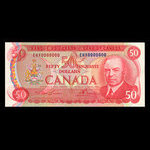 Canada, Banque du Canada, 50 dollars <br /> 1975
