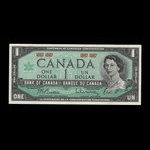Canada, Banque du Canada, 1 dollar <br /> 1967