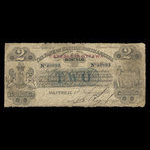 Canada, Bank of British North America, 2 dollars <br /> 1 janvier 1856