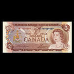 Canada, Banque du Canada, 2 dollars <br /> 1974