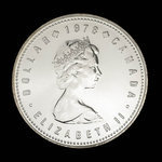 Canada, Élisabeth II, 1 dollar <br /> 1978
