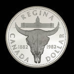 Canada, Élisabeth II, 1 dollar : 1982