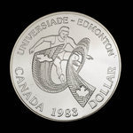 Canada, Élisabeth II, 1 dollar <br /> 1983