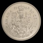 Canada, Élisabeth II, 50 cents <br /> 1984