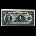 Canada, Banque du Canada, 1 dollar <br /> 1935