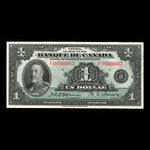 Canada, Banque du Canada, 1 dollar <br /> 1935