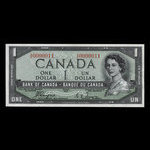 Canada, Banque du Canada, 1 dollar <br /> 1954