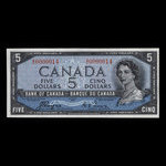 Canada, Banque du Canada, 5 dollars <br /> 1954