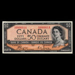 Canada, Banque du Canada, 50 dollars <br /> 1954