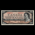 Canada, Banque du Canada, 100 dollars <br /> 1954