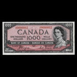 Canada, Banque du Canada, 1,000 dollars <br /> 1954