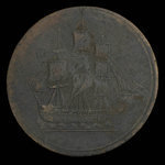 Canada, inconnu, 1/2 penny <br /> 1815