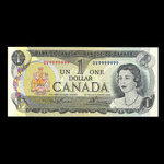 Canada, Banque du Canada, 1 dollar <br /> 1973