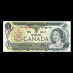 Canada, Banque du Canada, 1 dollar <br /> 1973