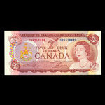 Canada, Banque du Canada, 2 dollars <br /> 1974