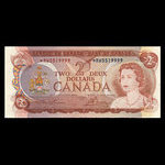 Canada, Banque du Canada, 2 dollars <br /> 1974