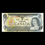 Canada, Banque du Canada, 1 dollar <br /> 1973