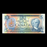 Canada, Banque du Canada, 5 dollars <br /> 1979