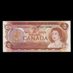 Canada, Banque du Canada, 2 dollars <br /> 1974