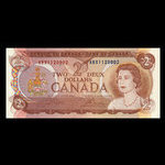 Canada, Banque du Canada, 2 dollars <br /> 1974