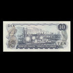 Canada, Banque du Canada, 10 dollars <br /> 1971