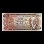 Canada, Banque du Canada, 100 dollars <br /> 1975