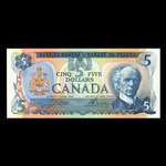 Canada, Banque du Canada, 5 dollars <br /> 1979