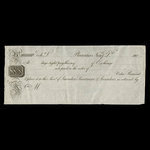 Canada, Saunders, Sweetman & Saunders, aucune dénomination <br /> 1809