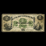 Canada, Canadian Bank of Commerce, 2 dollars <br /> 1 mai 1867